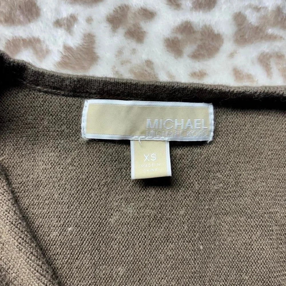 Olive Green Michael Kors sweater dress